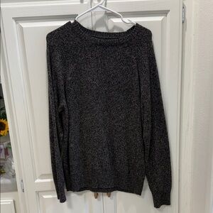 J. Crew Men's Charcoal Marled Crewneck Sweater